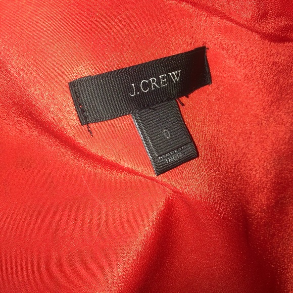 J Crew Red Ruffle Off the Shoulder Top - Picture 7 of 7